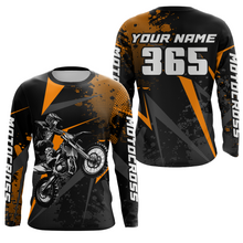 Load image into Gallery viewer, Motocross Racing Jersey Men Women Kid Upf30+ Dirt Bike Shirt Youth Adult Off-Road Orange XM275