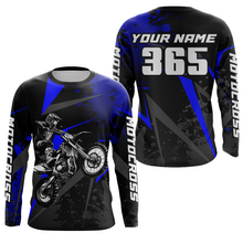 Load image into Gallery viewer, Motocross Racing Jersey Men Women Kid Upf30+ Dirt Bike Shirt Youth Adult Off-Road Navy Blue XM275