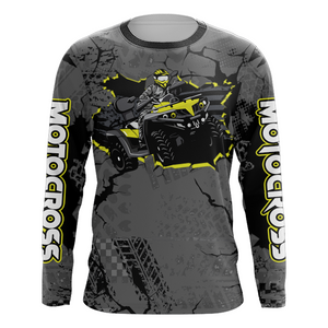 ATV Motocross Jersey Men Kid Youth UPF30+ Quad Bike Shirt Off-Road ATV Racing Jersey MX03