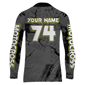 ATV Motocross Jersey Men Kid Youth UPF30+ Quad Bike Shirt Off-Road ATV Racing Jersey MX03