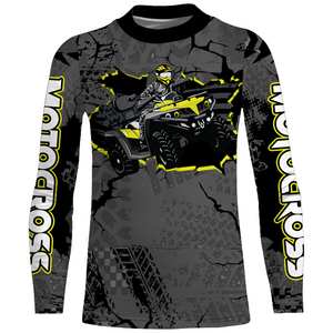 ATV Motocross Jersey Men Kid Youth UPF30+ Quad Bike Shirt Off-Road ATV Racing Jersey MX03