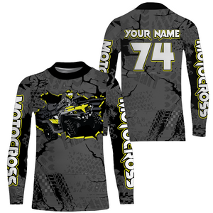 ATV Motocross Jersey Men Kid Youth UPF30+ Quad Bike Shirt Off-Road ATV Racing Jersey MX03