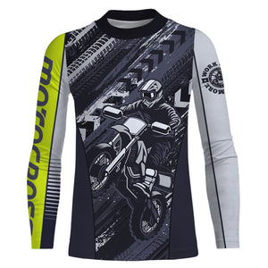 Motocross Racing Jersey UPF30+ Dirt Bike Off-Road Shirt Youth Men Kid Motorcycle Shirt XM235