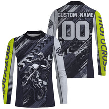 Load image into Gallery viewer, Motocross Racing Jersey UPF30+ Dirt Bike Off-Road Shirt Youth Men Kid Motorcycle Shirt XM235