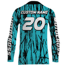 Load image into Gallery viewer, ATV Motocross Racing Jersey Youth Kid Men Upf30+ Quad Bike ATV Motorcycle Riding Shirt MX13