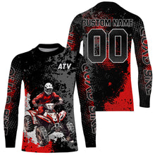 Load image into Gallery viewer, ATV Motocross Racing Jersey Red Upf30+ ATV Riding Quad Bike Shirt For Men Kid Women MX71