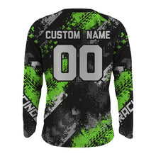 Load image into Gallery viewer, Green Motocross Racing Jersey Men Kid Women Upf30+ Dirt Bike Shirt MX Off-Road Jersey XM247