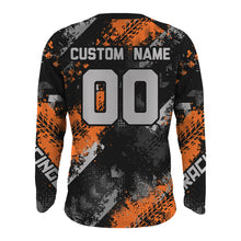 Load image into Gallery viewer, Orange Motocross Racing Jersey Men Kid Women Upf30+ Dirt Bike Shirt MX Off-Road Jersey XM247