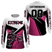 Load image into Gallery viewer, Pink Motocross Jersey Upf30+ Dirt Bike Racing Shirt Women &amp; Girl Off-Road Jersey XM272