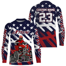 Load image into Gallery viewer, ATV Motocross Racing Jersey American Flag Upf30+ Youth Quad Bike Shirt Men Kid Off-Road MX40