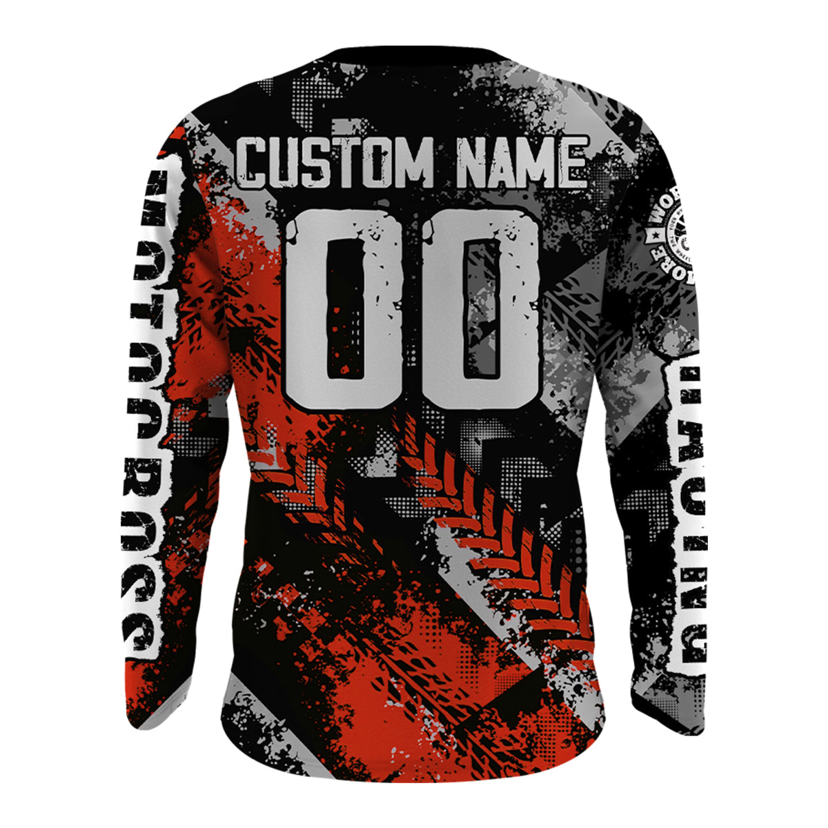 Motocross Racing Jersey Red Upf30+ Dirt Bike Shirt Men Women Kid Off-road Riding Jersey XM250