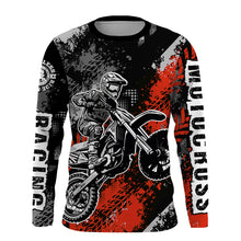 Load image into Gallery viewer, Motocross Racing Jersey Red Upf30+ Dirt Bike Shirt Men Women Kid Off-road Riding Jersey XM250