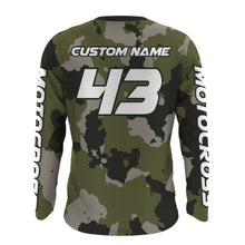 Load image into Gallery viewer, Camo Motocross Jersey Women Men Kid UPF30+ Dirt Bike Shirt Ride To Live MX Racing Off-Road XM126