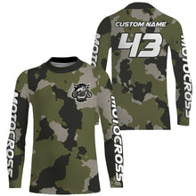 Load image into Gallery viewer, Camo Motocross Jersey Women Men Kid UPF30+ Dirt Bike Shirt Ride To Live MX Racing Off-Road XM126