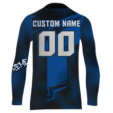 Load image into Gallery viewer, ATV Motocross Jersey Blue Upf30+ Quad Bike ATV Racing Jersey Men Women Kid ATV Shirt MX44