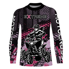 Load image into Gallery viewer, ATV Quad Bike Jersey ATV Racing Shirt Kid Girl Women Upf30+ ATV Quad Shirt Pink MX78