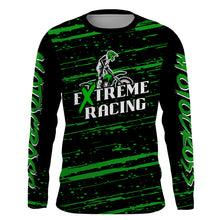 Load image into Gallery viewer, Motocross Racing Jersey Green Upf30+ Dirt Bike Off-road MX Shirt Men Kid Women XM186
