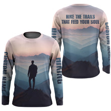 Load image into Gallery viewer, Hiking Shirt Men Women Long Sleeve Upf30+ Hiking T Shirts Clothes Breathable For Hiker HM06