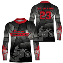 Load image into Gallery viewer, Custom Motocross Racing Jersey UPF30+ Adult&amp;Kid Dirt Bike Extreme Off-Road MX Racing Shirt XM79