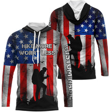 Load image into Gallery viewer, Patriotic Hiking Shirt For Men Women Upf30+ American Flag Hiking Shirts Short &amp; Long Sleeve HM10
