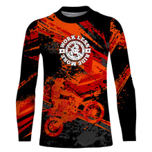 Load image into Gallery viewer, Motocross Jersey Personalized UPF30+ Racing Shirt Dirt Bike Off-road Biker Ride More Motorcycle Red Shirt| XM04