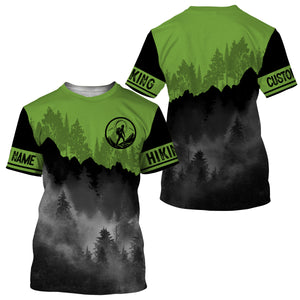 Green Hiking Shirt for Men Women Upf30+ Short & Long Sleeve Hiking Shirts Clothes HM21