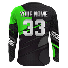 Load image into Gallery viewer, ATV Quad Racing Jersey Kid Men Women Upf30+ Green Quad Bike Shirt ATV Motocross MX57