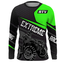 Load image into Gallery viewer, ATV Quad Racing Jersey Kid Men Women Upf30+ Green Quad Bike Shirt ATV Motocross MX57