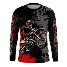 Load image into Gallery viewer, Motocross Racing Jersey Red Upf30+ Dirt Bike Shirt Kid Women Men Off-road Jersey XM263