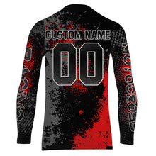 Load image into Gallery viewer, Motocross Racing Jersey Red Upf30+ Dirt Bike Shirt Kid Women Men Off-road Jersey XM263