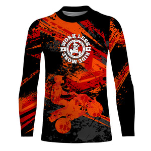 ATV Motocross Jersey Men Kid UPF30+ Quad Bike Shirt Off-Road ATV Racing Jersey MX02