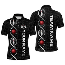 Load image into Gallery viewer, DNA Bowling Shirt Bowling Jersey Men Personalized Bowling League Polo &amp; 1/4 Zip HNT34
