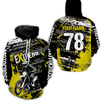 Custom Motocross Hoodie Jersey Dirt Bike Motorcycle Hoodie Shirt for Kid Men Women HOT01