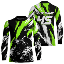 Load image into Gallery viewer, Custom Green ATV Motocross Jersey Racing Shirts UPF30+ Off-Road Jersey Kid Men Women DNT11