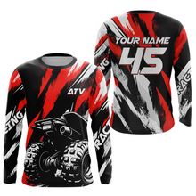 Load image into Gallery viewer, Custom Red ATV Motocross Jersey Racing Shirts UPF30+ Off-Road Jersey Kid Men Women DNT11