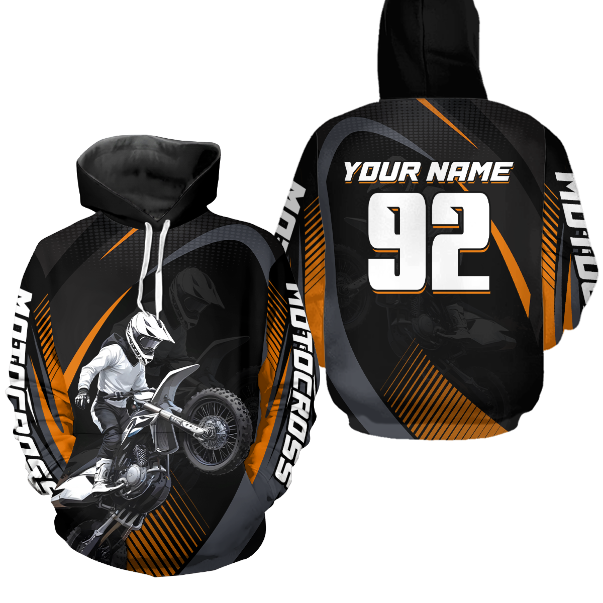 Personalized Youth Racing Hoodie Dirt Bike Motocross Hoodie Shirt for Kid Men Women HOT11