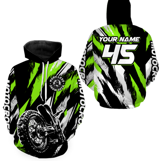 Custom Dirt Bike Motocross Hoodie Shirt for Kid Men Women Motocross Hoodie Jersey HOT03