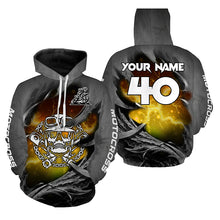 Load image into Gallery viewer, Adult&amp;Kid Yellow Skull Custom Dirt Bike Jersey Motocross Jersey Upf30+ Motocross Shirt| CTP86