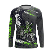 Load image into Gallery viewer, Adult&amp;Kid Custom Dirt Bike Jersey Motocross Jersey Upf30+ Motocross Shirt Racing Jersey| CTP80