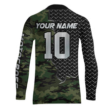 Load image into Gallery viewer, Adult&amp;Kid Custom Camo Dirt Bike Jersey Motocross Jersey Upf30+ Motocross Shirt| CTP92