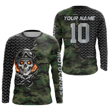 Load image into Gallery viewer, Adult&amp;Kid Custom Camo Dirt Bike Jersey Motocross Jersey Upf30+ Motocross Shirt| CTP92