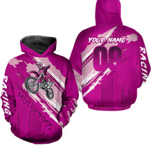 Load image into Gallery viewer, Adult&amp;Kid Custom Motocross Jersey UPF30+ MX Racing Biker Off-road Dirt Bike Racewear| CTP64