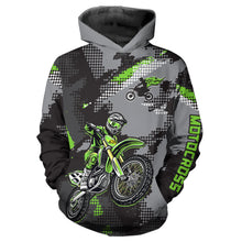 Load image into Gallery viewer, Adult&amp;Kid Custom Dirt Bike Jersey Motocross Jersey Upf30+ Motocross Shirt| CTP81