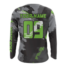 Load image into Gallery viewer, Adult&amp;Kid Custom Dirt Bike Jersey Motocross Jersey Upf30+ Motocross Shirt| CTP81