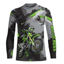 Load image into Gallery viewer, Adult&amp;Kid Custom Dirt Bike Jersey Motocross Jersey Upf30+ Motocross Shirt| CTP81