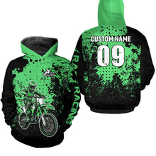 Load image into Gallery viewer, Custom Green Motocross Jersey for Men Women Upf30+ Dirt Bike Shirt Motorcycle Jersey| CTP11