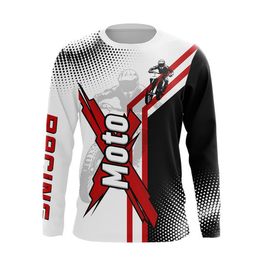 Custom Dirt Bike Jersey Motocross Jersey Upf30+ Mens Women Off-Road Shirt| CTP84
