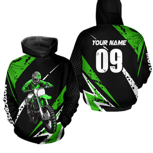 Adult&Kid Custom Motocross Jersey Upf30+ Mens Women Dirt Bike Shirt| CTP97