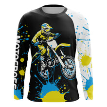 Load image into Gallery viewer, Adult&amp;Kid Custom Motocross Jersey Upf30+ Mens Women Dirt Bike Shirt Off Road Jersey| CTP99