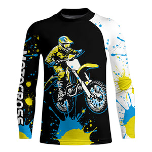 Adult&Kid Custom Motocross Jersey Upf30+ Mens Women Dirt Bike Shirt Off Road Jersey| CTP99